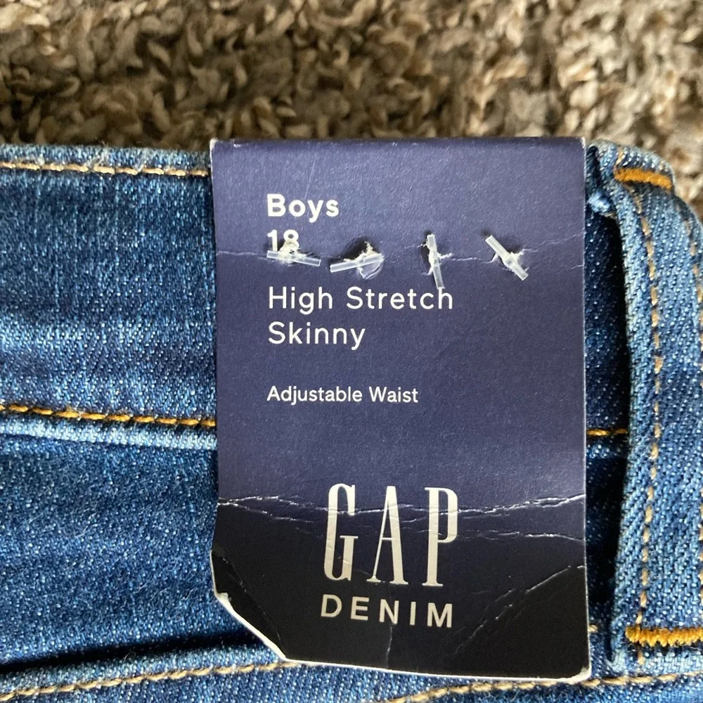 GAP Dark Blue Denim with Silver Button